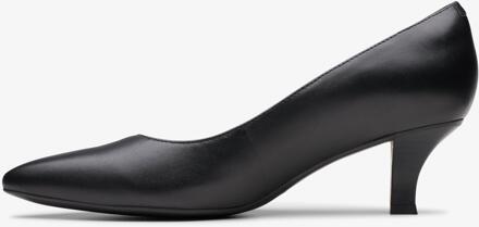 Clarks Kepley Wijn Zwarte Lederen Schoenen