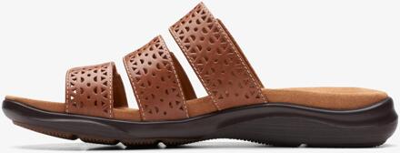 Clarks Kitly Walk Tan Sandalen Bruin