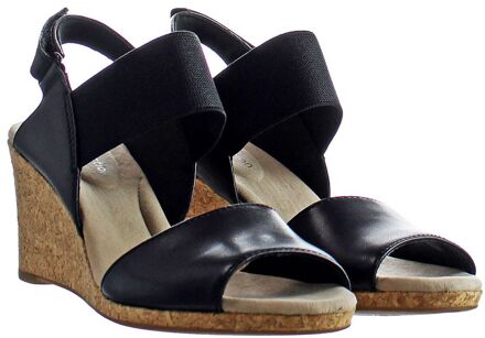 Clarks Lafley Lily Dames Zwarte Wedges - EU 36.5 / UK 3.5