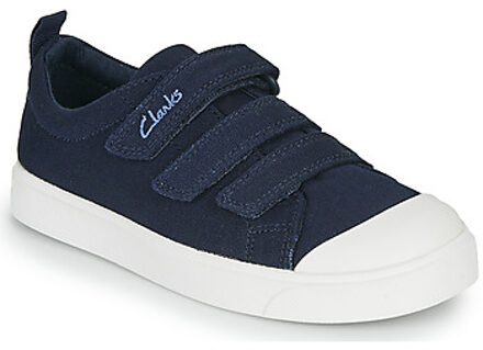 Clarks Lage Sneakers Clarks CITY VIBE K" Blauw - 28,29