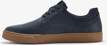 Clarks Lockton Das Navy Olie Leer Sneakers Blauw - EU 46 / UK 11