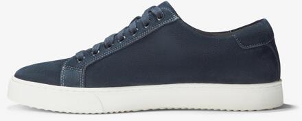 Clarks Lockton Kant Navy Suède Sneakers Blauw - 10 Wide Fit (UK Shoe)