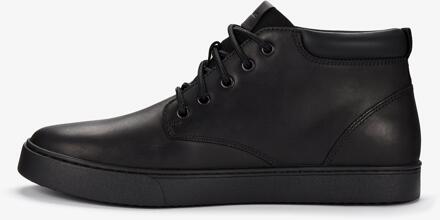 Clarks Lockton Mid Zwarte Leren Boots - 10 Wide Fit (UK Shoe)