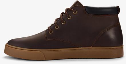 Clarks Lockton Midden Tan Oily Lea Laarzen Bruin