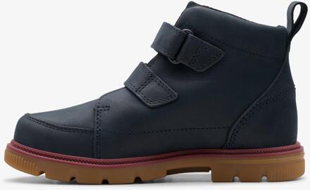 Clarks Lorcam Hi Kid Navy Laarzen Blauw