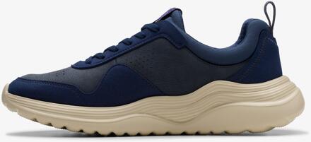 Clarks Lt360 Kant Marine Nubuck Schoenen Blauw