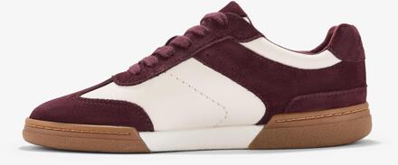 Clarks Maseri Walk Bordeau Combinatie Sneakers - maat EU 37.5 / UK 4.5 Rood
