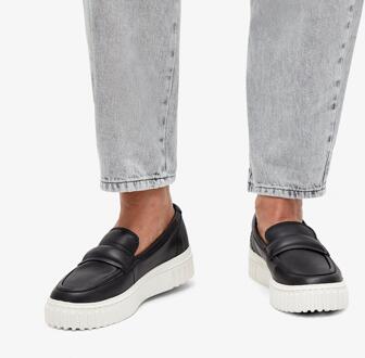 Clarks Mayhill Cove Zwarte Leren Schoenen