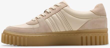 Clarks Mayhill Kant Sand Combinatie Leren Schoenen - maat EU 37 / UK 4 Beige