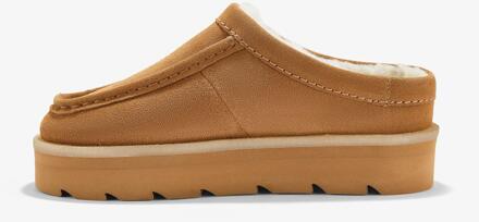 Clarks Meare Mule Caramel Warmlined Schoenen Bruin - EU 38 / UK 5
