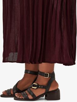 Clarks Morwyn Band Sandalen van Zwart Leer - EU 39/ UK 6