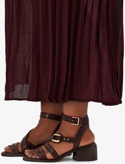 Clarks Morwyn Strap Wijnleren Sandalen Rood - EU 38 / UK 5