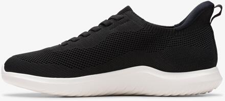 Clarks Nova Laces Zwarte Sneakers - EU 37 / UK 4