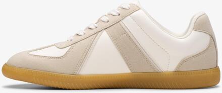 Clarks Nykole Stap Licht TaupeCombi Sneakers - maat EU 39/ UK 6 Grijs