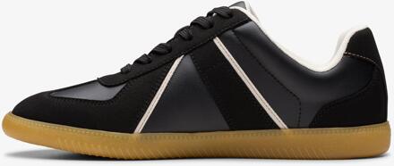 Clarks Nykole Stap Zwarte Sneakers - maat EU 37 / UK 4