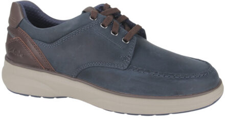 Clarks Original 26184429-53 heren veterschoenen sportief - maat 42 Blauw