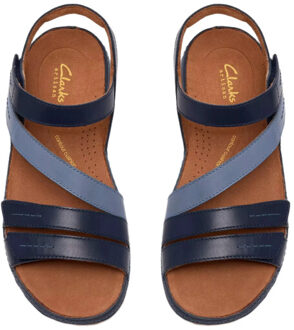 Clarks Original Cecily mix dames sandaal Blauw - 41
