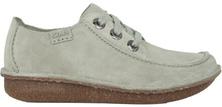 Clarks Original Funny dream dames veterschoen Groen - 38