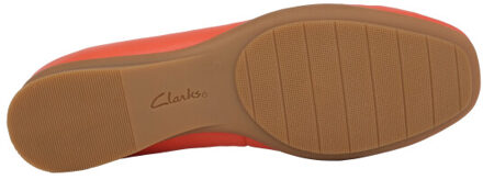 Clarks Original Jazmynn lo dames ballerina Rood - 37,5
