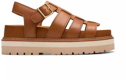 Clarks Original Orianna twist dames sandaal Bruin - 38