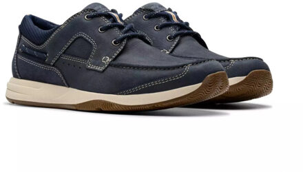 Clarks Original Sailview lace heren veterschoen Blauw - 44,5
