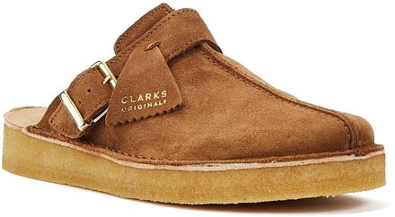 Clarks Originals Clarks Trek Mule Suede Heren Sandalen Bruin - maat