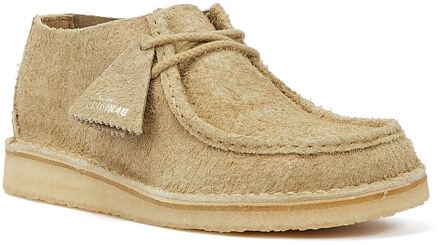 Clarks Originals Desert Nomad Maple Harig Suède Herenlaarzen Beige