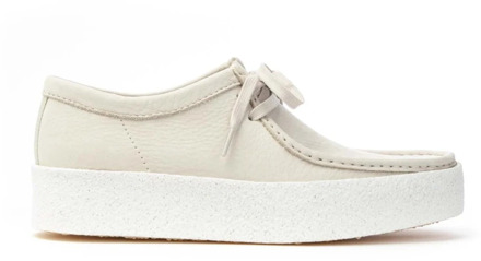 Clarks Originals Herenschoenen - Wallabee Cup - G - white nubuck - maat 8