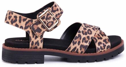 Clarks Orinoco Strap Dames Bruine Sandalen