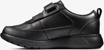 Clarks Scape Flare T Zwarte Leren Schoenen - maat EU 27 / UK 9