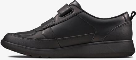 Clarks Scape Flare Y Zwarte Leren Schoenen