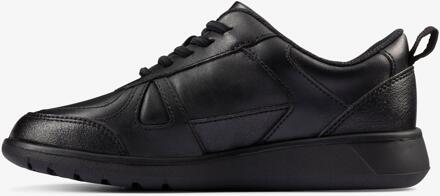 Clarks Scape Track K Zwarte Leren Schoenen - EU 18.5 / UK 2.5