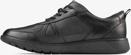 Clarks Scape Track Y Zwarte Leren Schoenen - EU 19 / UK 3