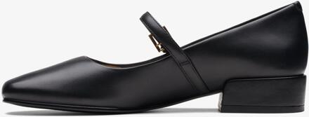 Clarks Seren 30 Gesp Zwarte Leren Schoenen