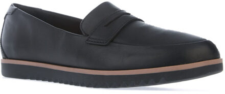 Clarks Serena Terri leren schoenen voor dames, zwart