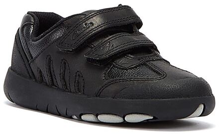 Clarks Shop Voor Clarks Original Rex Stride Peuter Zwarte Schoenen - maat EU 42.5 / UK 8.5