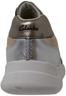 Clarks Sift Dames Roze Trainers Goud