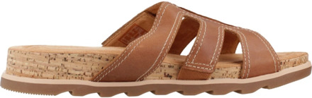 Clarks Sliders Clarks , Brown , Dames - 39 Eu,37 1/2 Eu,39 1/2 EU