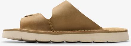 Clarks Solsbury Strap Donker Zand Lea Sandalen Beige - EU 43 / UK 9