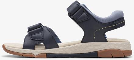 Clarks Spiney Step Kid Navy Sandalen Blauw
