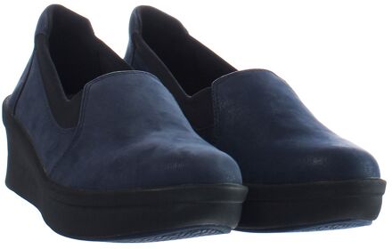 Clarks Step Rose Moon Dames Navy Wedges Blauw - EU 39/ UK 6
