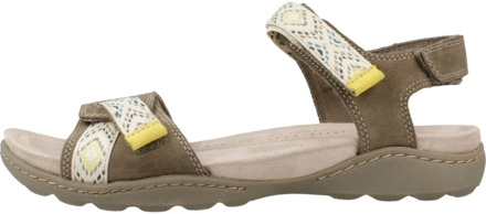 Clarks Stijlvolle platte sandalen voor vrouwen Clarks , Green , Dames - 41 Eu,37 Eu,39 1/2 Eu,37 1/2 Eu,38 Eu,40 EU