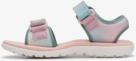 Clarks Surfing Tide Kid Pastel Sandalen Roze