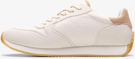 Clarks Teirra Hardloop Off White Sneakers Wit