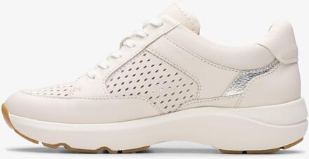 Clarks Tivoli Walk Off White Combi Sneakers Wit - EU 38 / UK 5