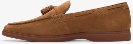 Clarks Torford Kwast Cola Suède Schoenen Bruin