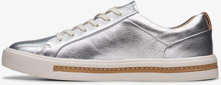 Clarks Un Maui Kant Metallic Sneakers Zilver