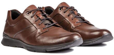 Clarks Un Tynamo Flow Veterschoenen Mahogany Bruin G