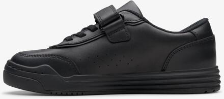 Clarks Urban Bright K Zwarte Leren Schoenen - maat EU 27 / UK 9