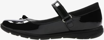 Clarks Venture Star Zwarte Pat Lea Schoenen - EU 34 / UK 2